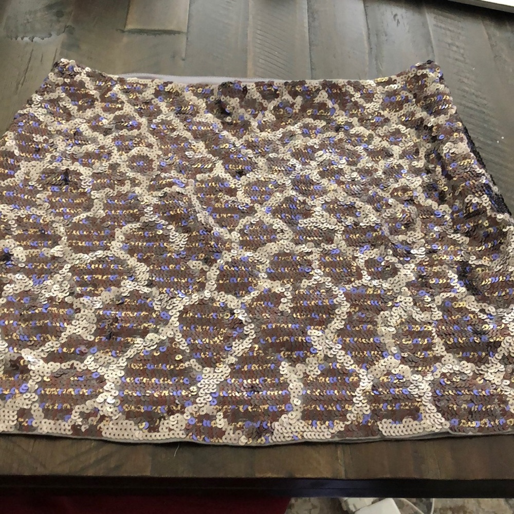 Express sequined skirt